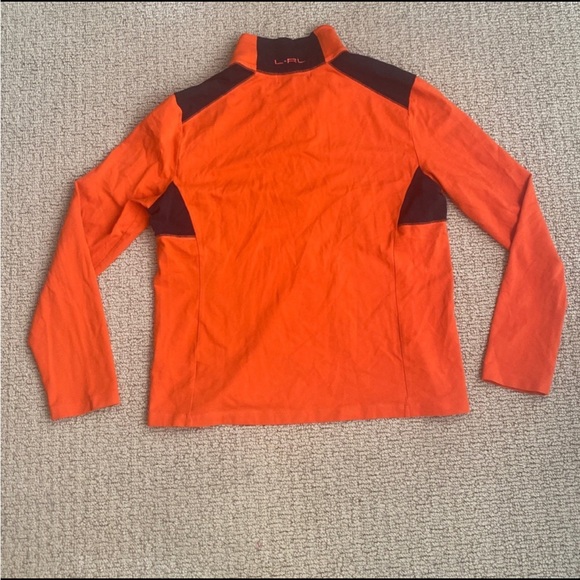LRL Lauren Active Ralph Lauren Quarter Zip Sweatshirt Pullover Large - Picture 9 of 12